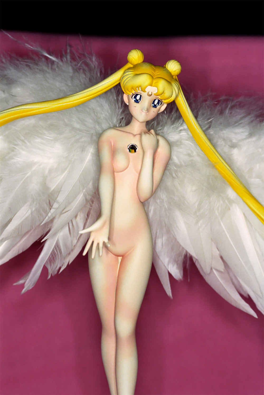 abaredasu.com Sailor Moon Naked Angel version (Winged Usagi) - AbareFigure.